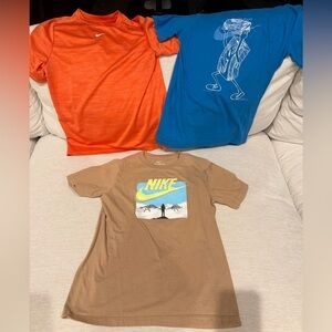 Nike Kids Tan Graphic Tee